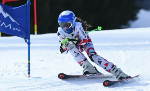 Holly claims skiing medal haul