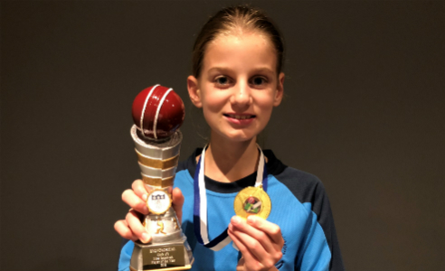 Rhiannon Scoops Cricket Award