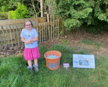 Ella Raising Funds for the NHS