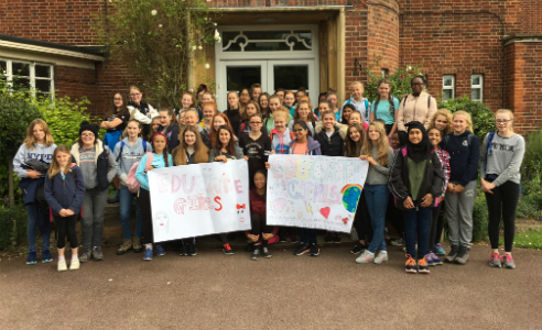 Year 9 Walk for Educate Girls