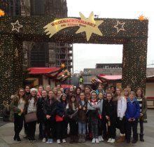 Students Visit Xmas Markets